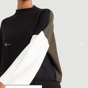 Modern Citizen Pia Bell Sleeve Color Block sweater